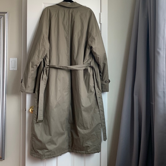 NWT Giorgio Armani Trench Coat with Quilted Liner - Picture 2 of 12